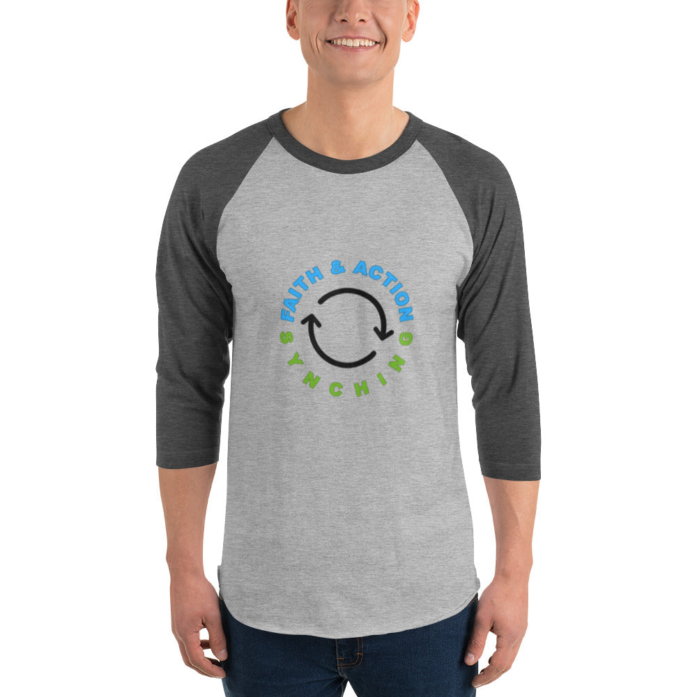 3/4 sleeve raglan shirt