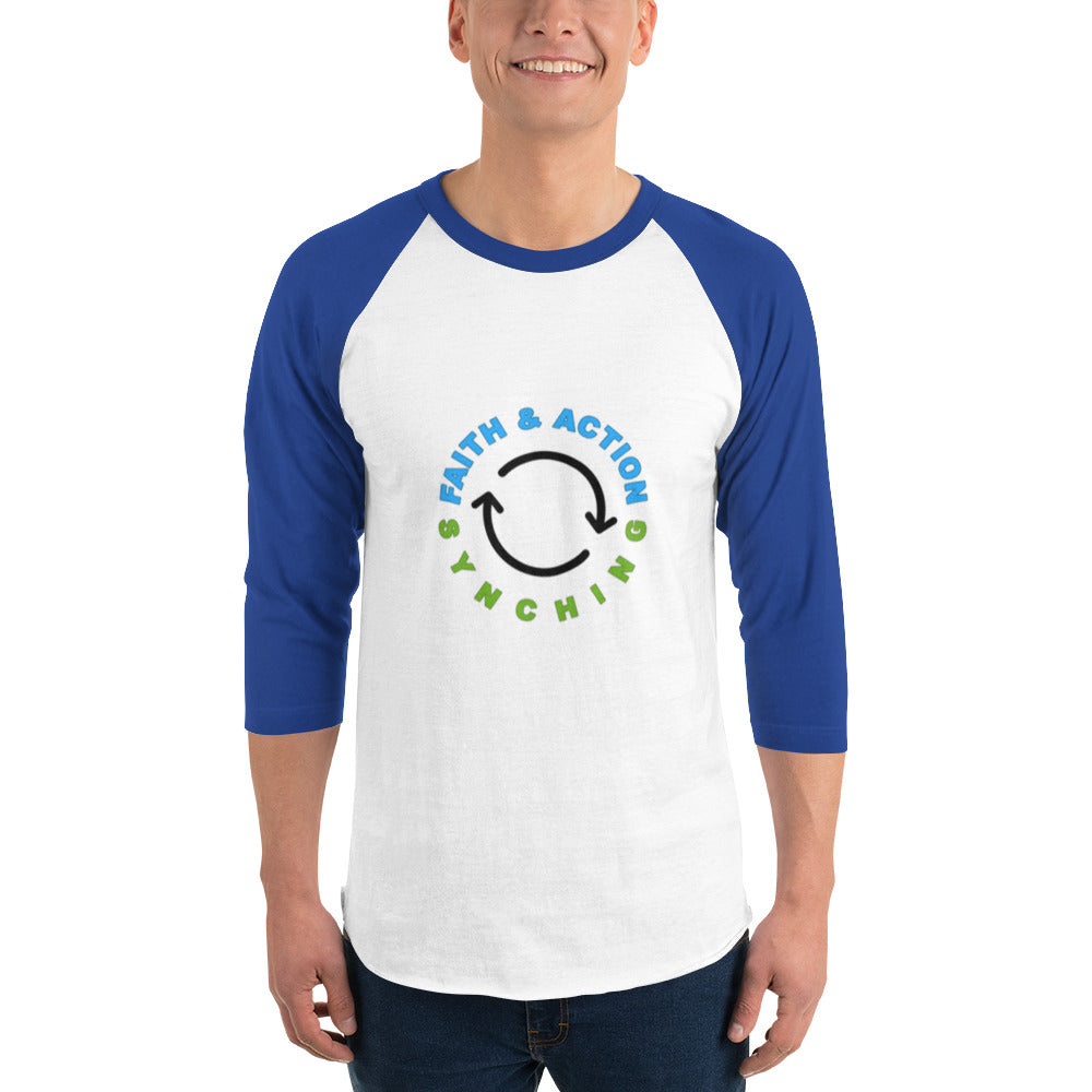 3/4 sleeve raglan shirt